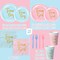 120Pcs Baby Gender Reveal Party Supplies Team Boy or Girl Paper Plates (Team Boy Or Girl)